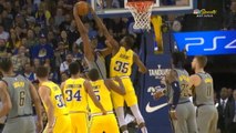 Top 3 plays - Durant's block and Curry's three inspire Warriors