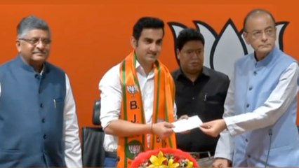 Video herunterladen: Lok Sabha Election 2019 : Gautam Gambhir Has Joined The Bharatiya Janata Party On Friday | Oneindia