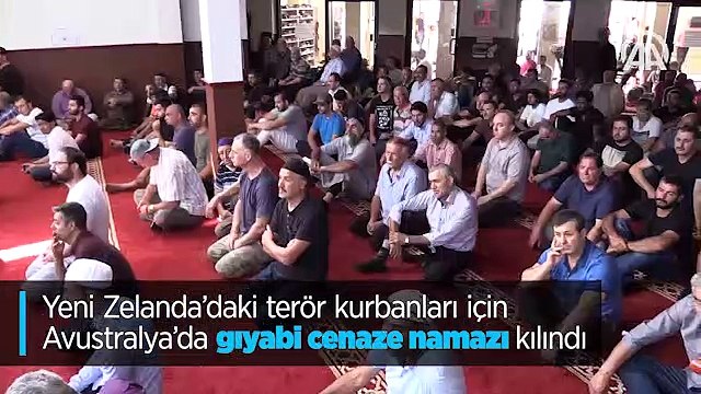 Yeni Zelanda'daki terör kurbanları için Avustralya'da gıyabi cenaze namazı kılındı