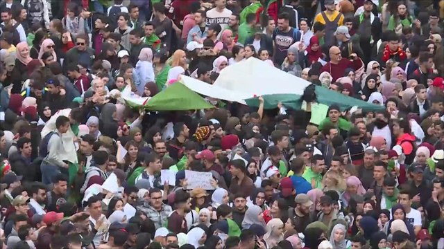 استمرار المظاهرات الاحتجاجية في الجزائر