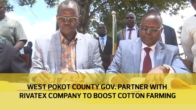 West Pokot County government partner with Rivatex company to boost cotton farming