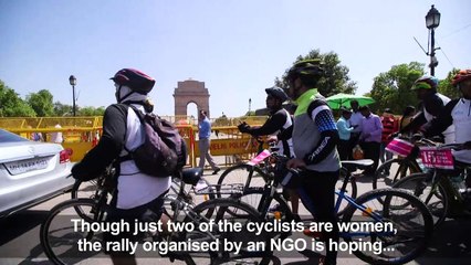 Indian cyclists cycle 1500 kms to promote gender equality