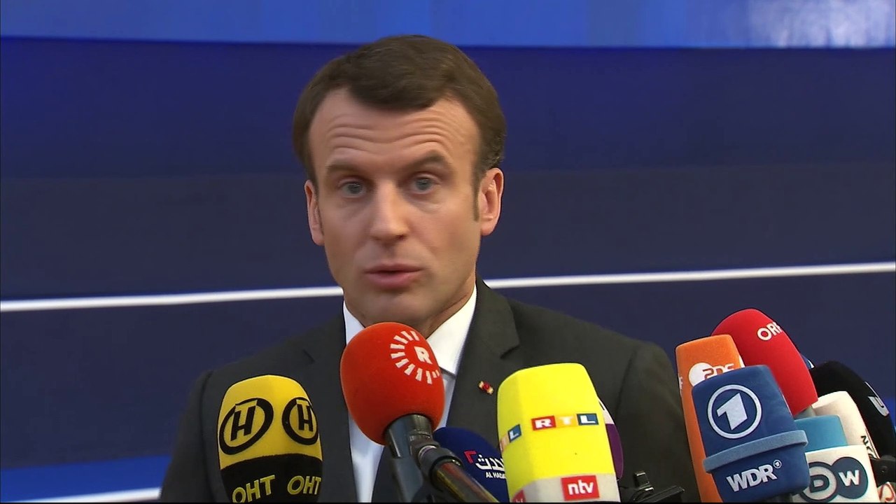 Arrivée au Conseil européen | Emmanuel Macron