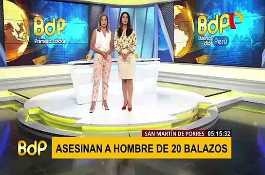 SMP: sujetos armados asesinan a balazos a un hombre