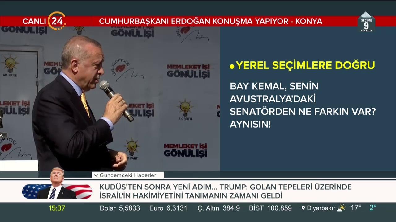 Başkan Erdoğan'dan Akşener'e : 15'inden sonra Başbakan olacaktın