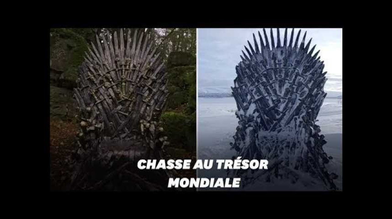 Pour le retour de "Game of Thrones", HBO a caché 6 trônes de fer à travers le monde