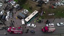 Beyazıt'taki kazada özel halk otobüsü sürücüsü Yüksel Kostuk, çıkarıldığı mahkemece ifadesinin alınmasının ardından adli kontrol şartıyla serbest bırakıldı. Mağdur avukatlarının ise sürücünün serbest bırakılmasına itiraz ettiği öğrenildi.