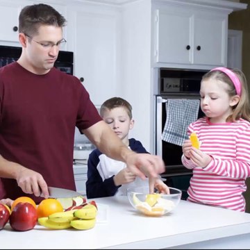 Un menú para niños, pirámide nutricional