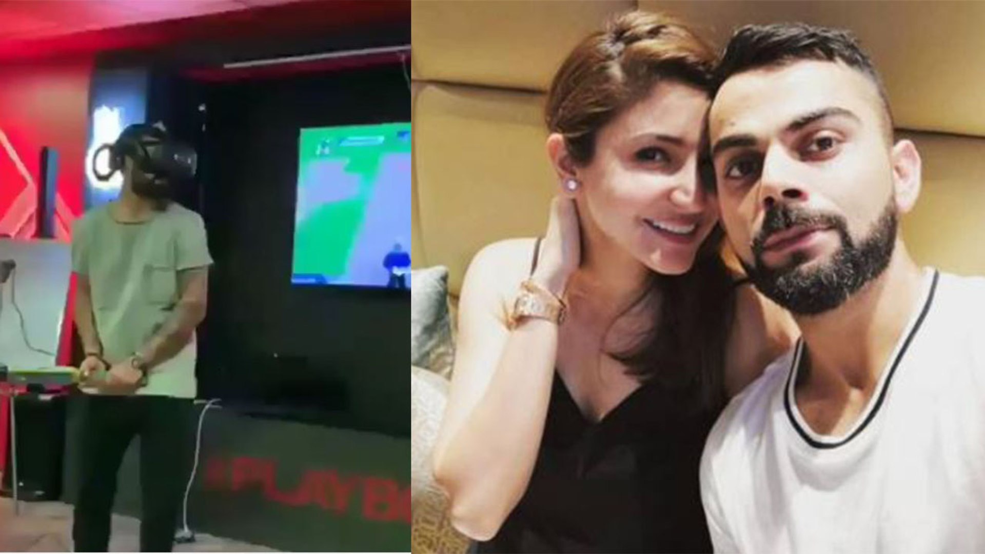 when Virat Kohli experienced virtual cricket game with wife Anushka Sharma| वनइंडिया हिंदी