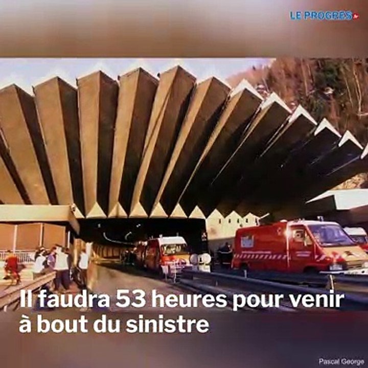 24 mars 1999 – Un camion s’enflamme dans le tunnel du Mont-Blanc