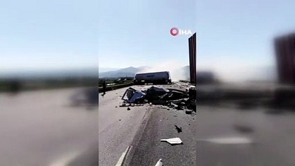 Aydın-İzmir otobanında trafik kazası: 1’i ağır, 2 yaralı