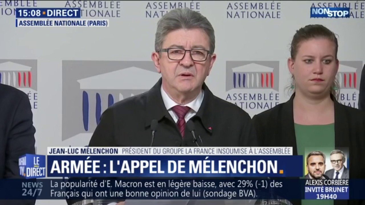 "C'est une décision irréfléchie et périlleuse." Jean-Luc Mélenchon dénonce la mobilisation de militaires de Sentinelle samedi