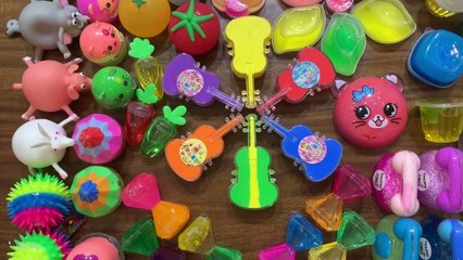 MIXING NEW STRESSBALL INTO NEW STORE BOUGHT SLIME || SLIME SMOOTHIE || RELAXING WITH SLIME