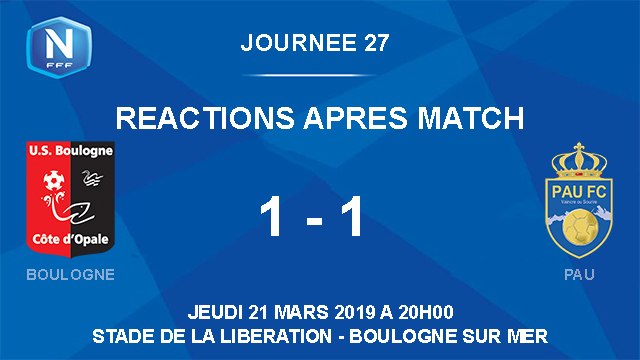 [NATIONAL] J27 Réactions après match USBCO - Pau
