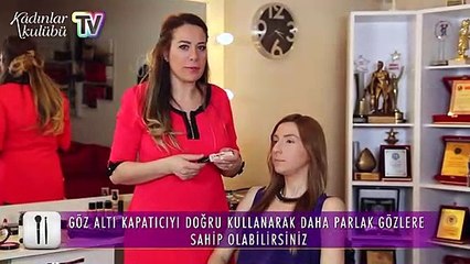 Göz altı kapatıcıyı doğru kullanarak daha parlak gözlere sahip olabilirsiniz.