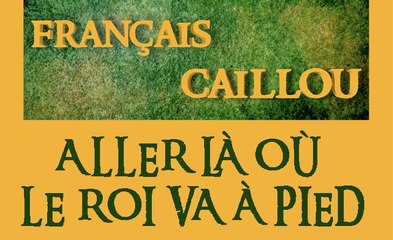 Français caillou / Définition du jour :  Aller là où le Roi va à pied