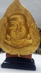 TƯỢNG PHẬT DI LẶC LÁ BỒ ĐỀ HIỆU ỨNG 3D - ĐÁ POLY CAO CẤP- SẢN XUẤT TẠI VIỆT NAM