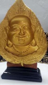 TƯỢNG PHẬT DI LẶC LÁ BỒ ĐỀ HIỆU ỨNG 3D - ĐÁ POLY CAO CẤP- SẢN XUẤT TẠI VIỆT NAM