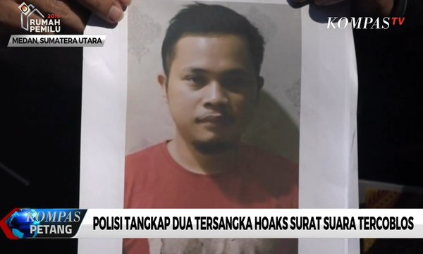 Polisi Tangkap Dua Tersangka Hoaks Surat Suara Tercoblos