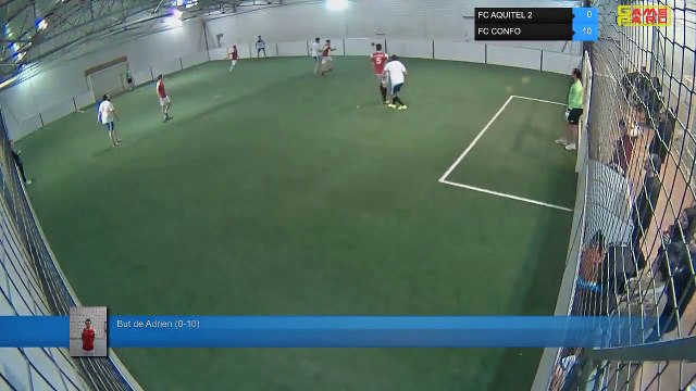 But de Adrien (0-10) - FC AQUITEL 2 Vs FC CONFO - 21/03/19 21:00 - LIGUE 4 - Poitiers Game Parc