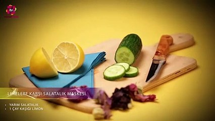 Lekelere karşı salatalık maskesi