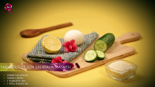 Yağlı ciltler için salatalık maskesi