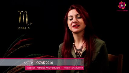 2016 Ocak Ayı Akrep Burcu