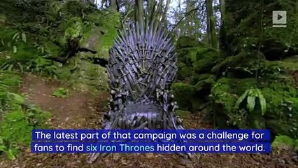 First Iron Throne Found in 'Game of Thrones' Challenge