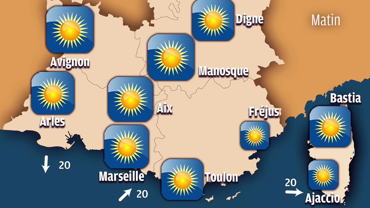 Météo en Provence