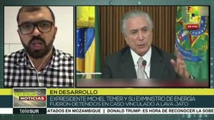 Brasil: detenidos expresidente Temer y su exministro de Energía