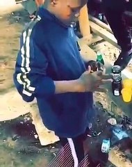 13 year Old Boy Spotted Rolling Weed (Watch Video)