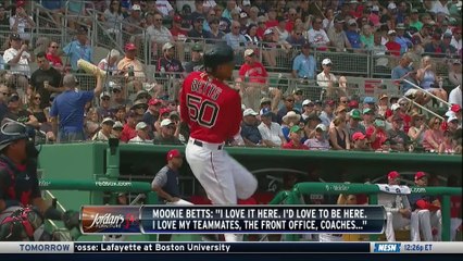 Mookie Betts Open To Re-Signing With Red Sox Before Free Agency