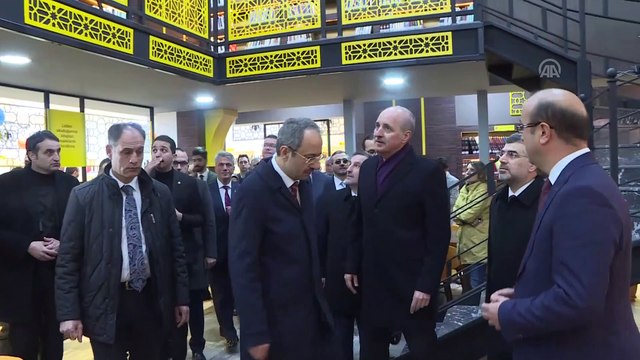 Numan Kurtulmuş, Mustafa Kutlu kütüphanesini gezdi - İSTANBUL