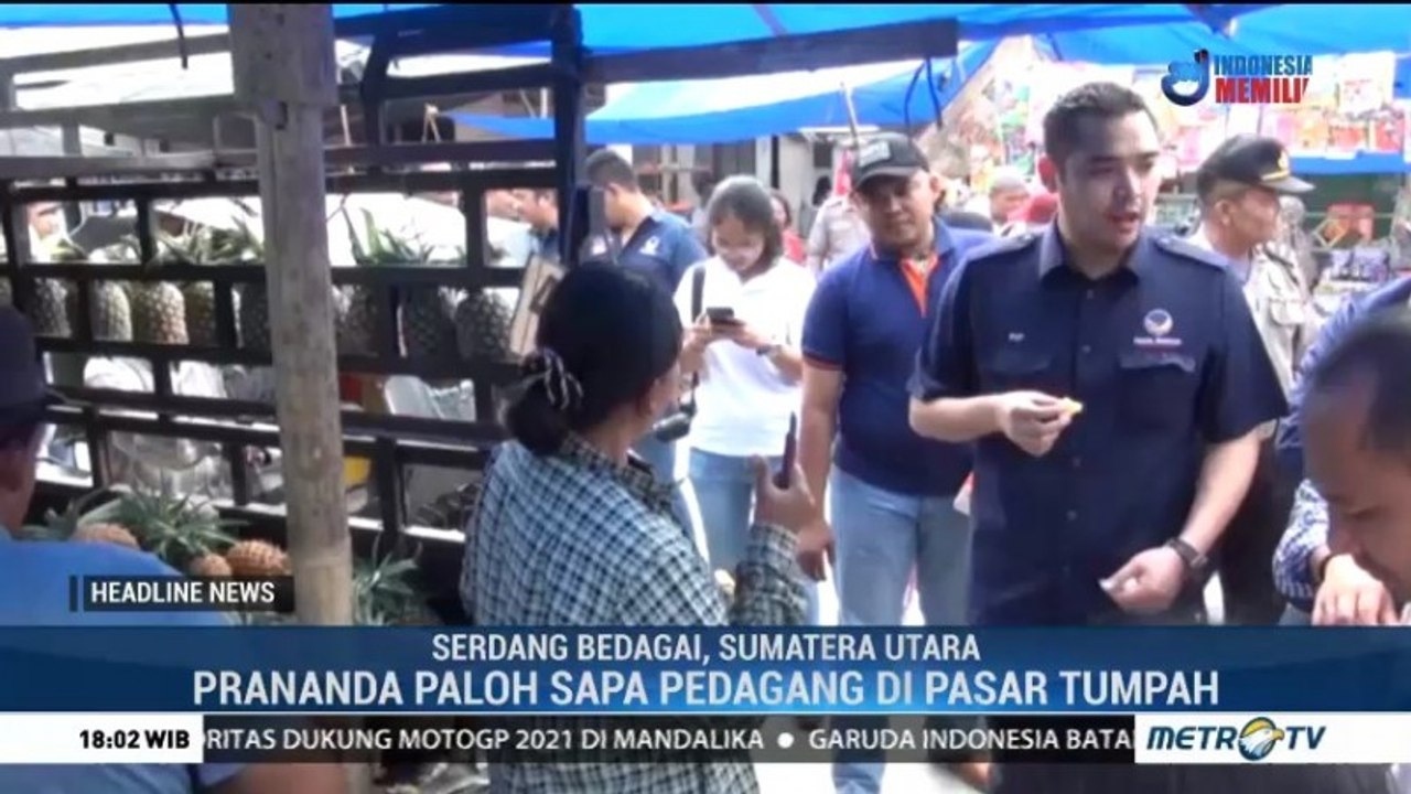 Prananda Paloh Kunjungi Pasar Tradisional Serdang Bedagai
