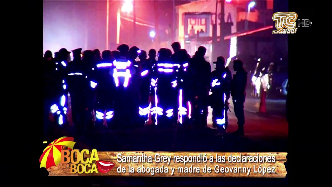 Samantha Grey respondió a declaraciones de la abogada de la madre de Geovanny López
