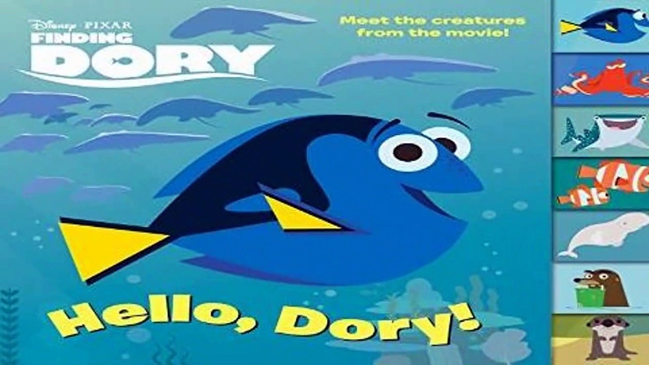 Full E-book  Hello, Dory! (Disney/Pixar Finding Dory) (Tabbed Board Book)  For Kindle