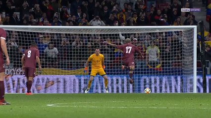 Amical : Le penalty très atypique de Martinez !