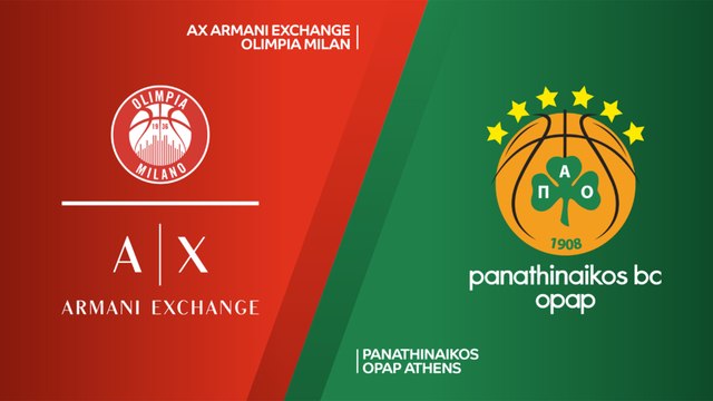 AX Armani Exchange Olimpia Milan - Panathinaikos OPAP Athens Highlights |EuroLeague RS Round 28