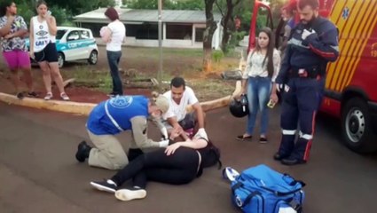 Colisão de trânsito deixa duas jovens feridas no São Cristóvão