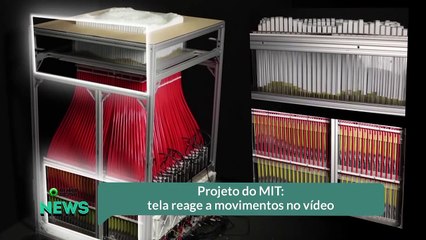 Projeto do MIT- tela reage a movimentos no vídeo