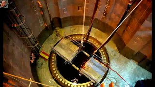 Bizarre Radioactive fluorescence inside the nuclear reactor(1)