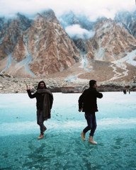 Busting a Move with a Breathtaking Background