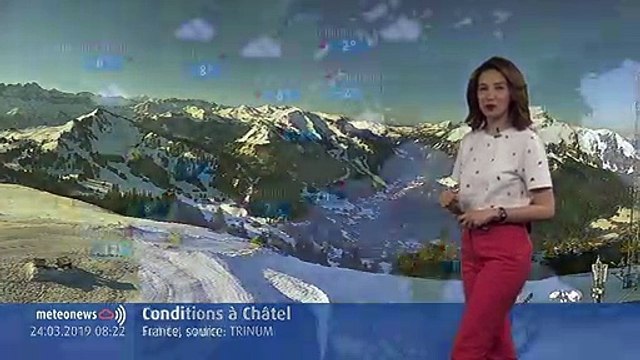 La météo de ce lundi 25 mars : un temps nuageux dans les Alpes et un fort mistral à prévoir