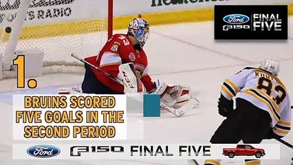 Ford F-150 Final Five Facts: Bruins Clinch Playoff Spot In Blow Out