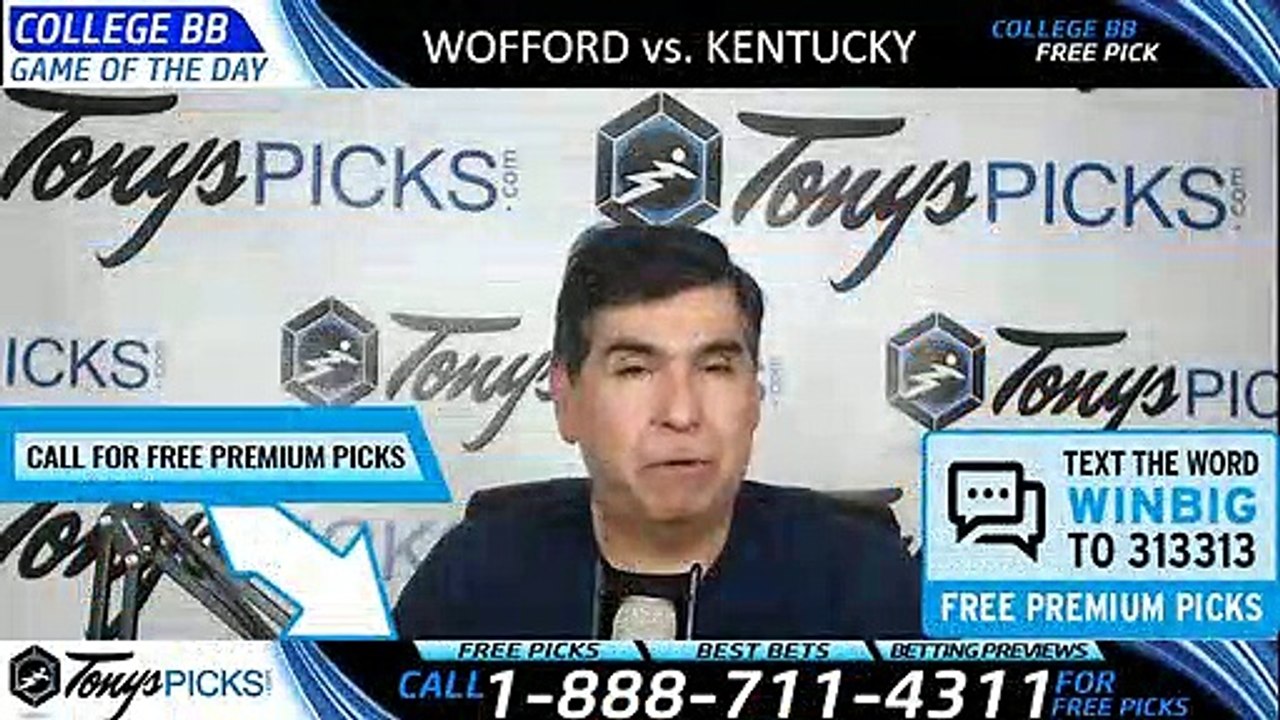 Wofford Terriers vs. Kentucky Wildcats 3/23/2019 Picks Predictions