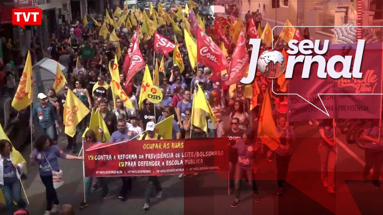 Escolas fechadas e professores nas ruas no Rio Grande do Sul