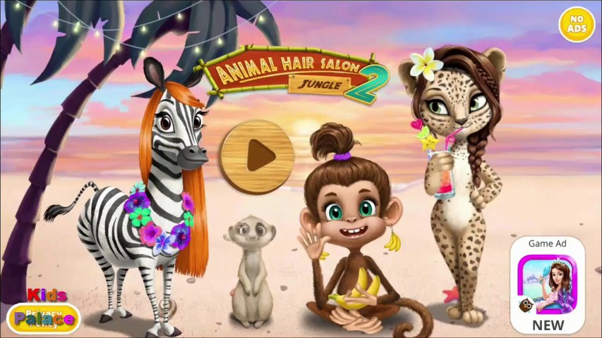 Fun Animals Care Kids Game - Jungle Animal Hair Salon 2 - Play Tropical Pet  Makeover Games For Girls - video Dailymotion