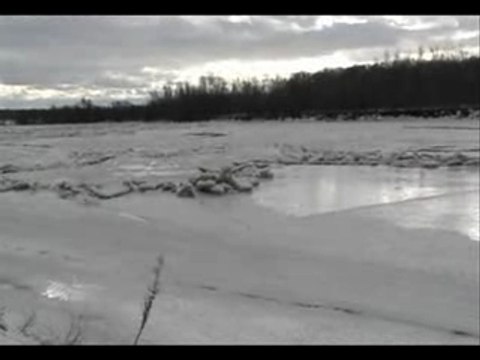 Debacle de la riviere st francois le 09-01-2008