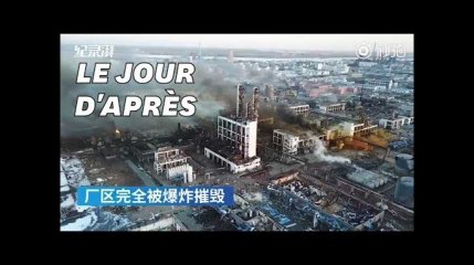 Après l’explosion d’une usine chimique en Chine, les images de désolation
