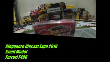 Singapore Diecast Expo 2019 Event Model Ferrari F488